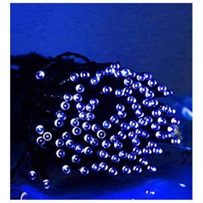 Eileen - Solar Outdoor Fairy String Lights - Blue / 72’ - 
