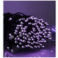 Eileen - Solar Outdoor Fairy String Lights - Purple / 72’ - 