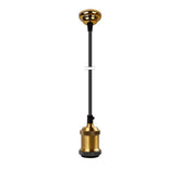 Eleanor - Industrial Hanging Pendant Lamp - Gold Bronze - 