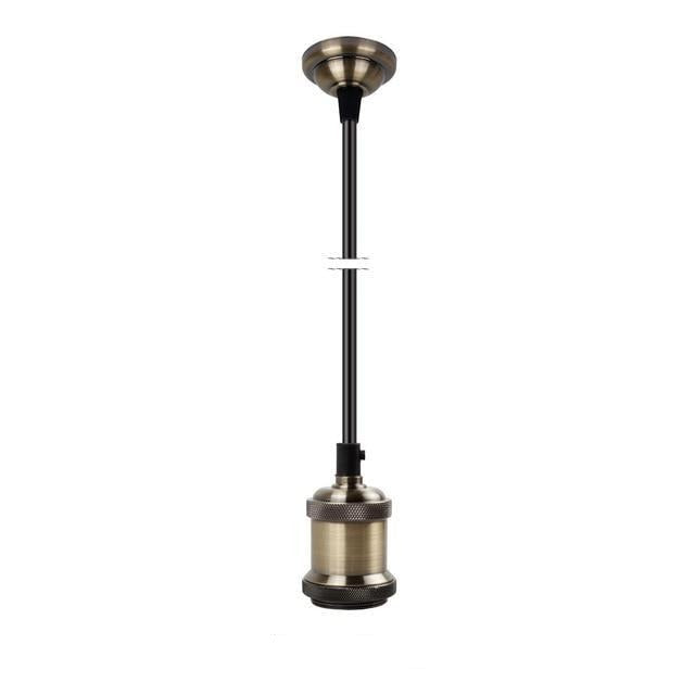 Eleanor - Industrial Hanging Pendant Lamp - Green Bronze - 