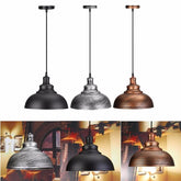 Electra - Industrial Dome Pendant Lamp - Pendant Lamp