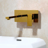 Elegant Wall Mounted Bathroom Faucet - Gold - Faucet