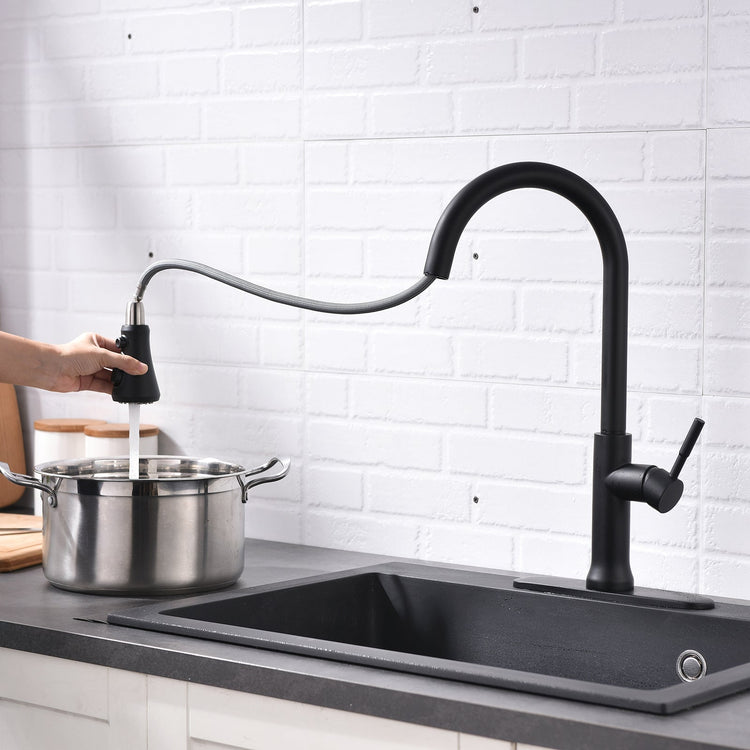 Elias Black Touch Kitchen Faucet - Faucet