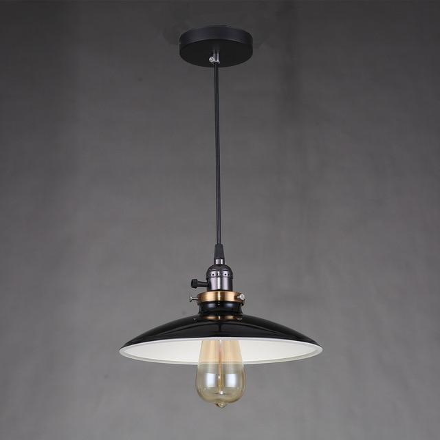 Eliora - Retro Colorful Metal Pendant Lamp - Black - Pendant