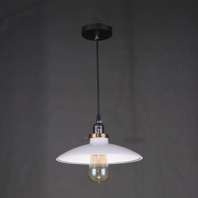 Eliora - Retro Colorful Metal Pendant Lamp - White - Pendant