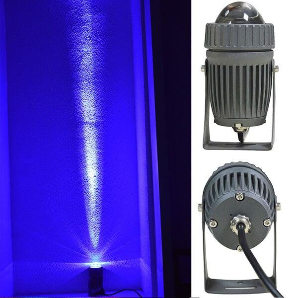 Elon - Outdoor Waterproof Wall Washer Spotlight - Blue - 