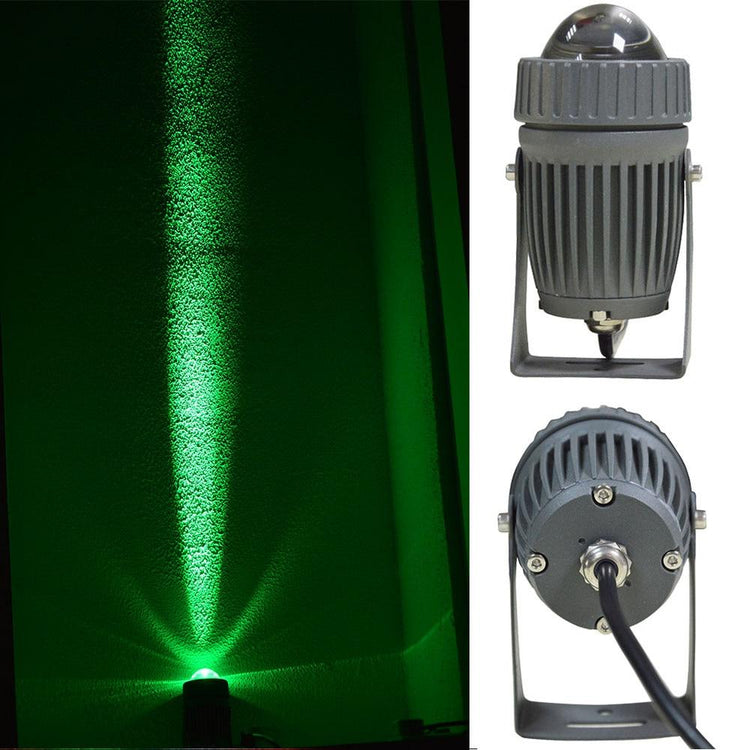 Elon - Outdoor Waterproof Wall Washer Spotlight - Green - 