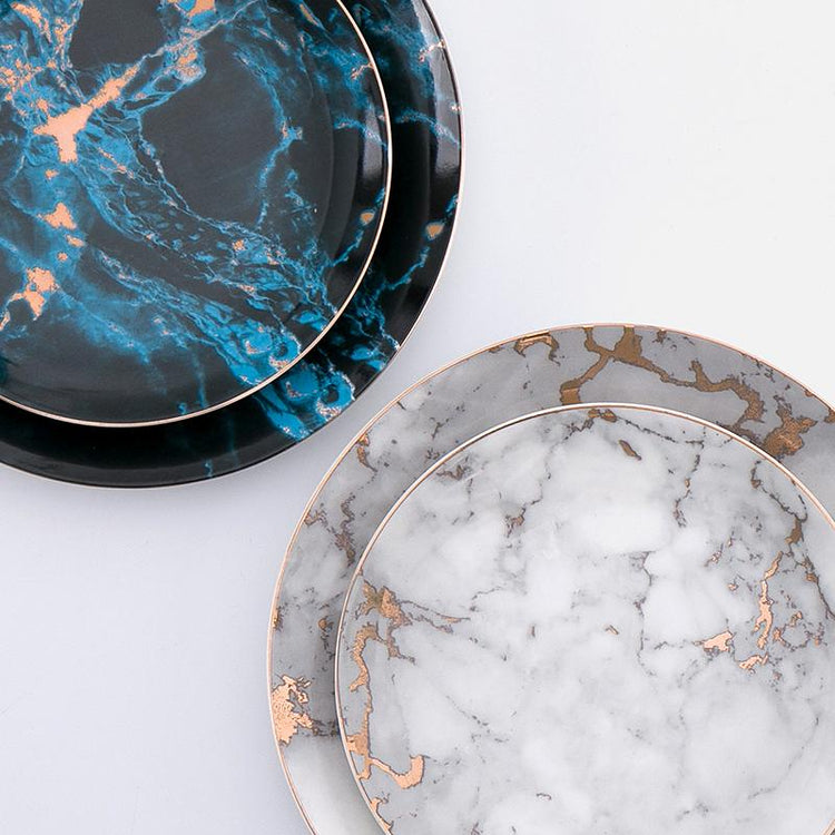 Euro Style Marble Plate Collection - Plate