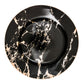 Euro Style Marble Plate Collection - Midnight Black / 