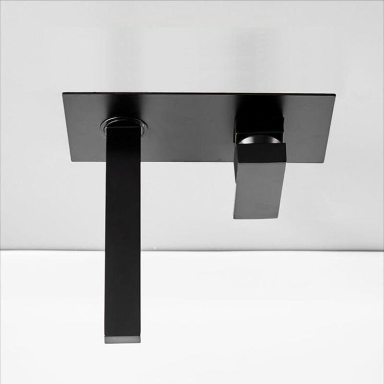 Exquisite Matte Black Wallmounted Bathroom Faucet - Faucet