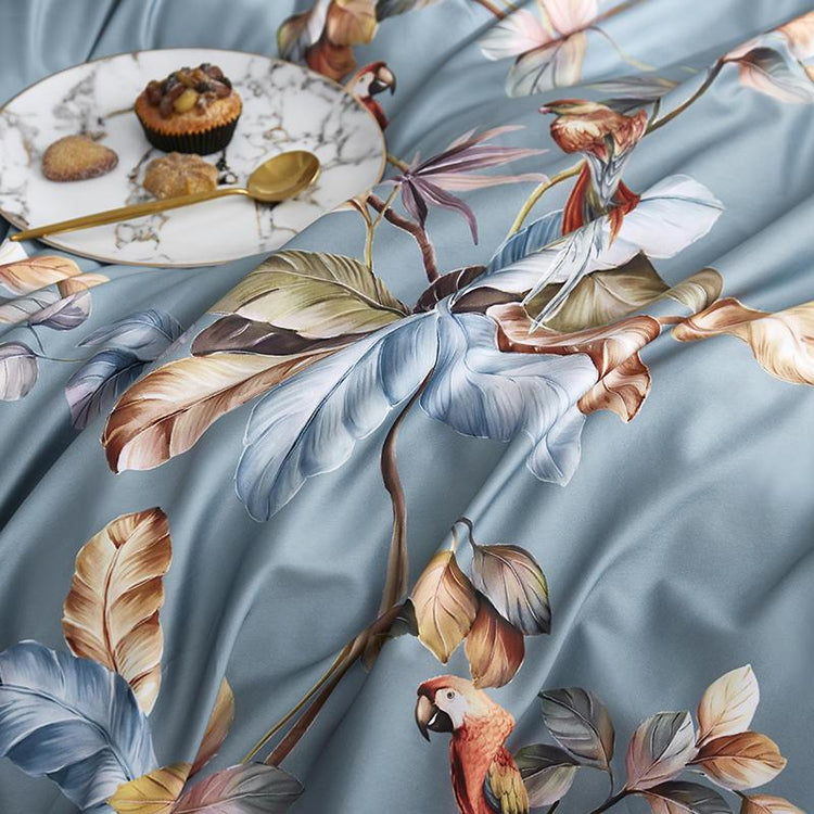 Faded Luxury Egyptian Cotton Duvet Cover Set - Duvet Cover 