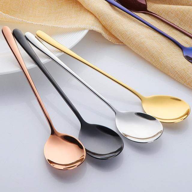 Fashionable Stainless Steel Spoon - 7 Piece Set - Cutlery 