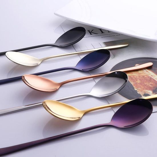 Fashionable Stainless Steel Spoon - 7 Piece Set - Cutlery 