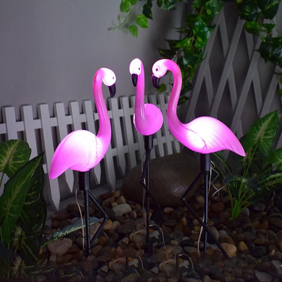 Flamingo Solar Powered Garden Lamp 3 pcs - Solar Light