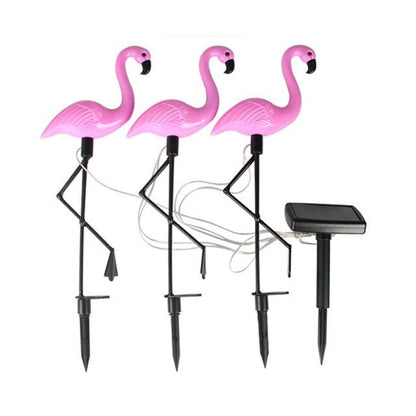 Flamingo Solar Powered Garden Lamp 3 pcs - 3 Pieces - Solar 