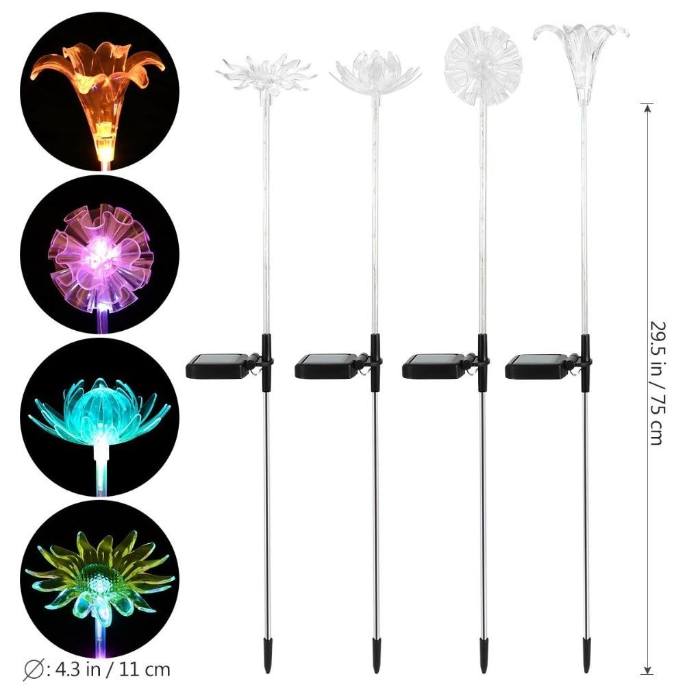 Flower Shaped Solar Garden Stake Light - Solar Light