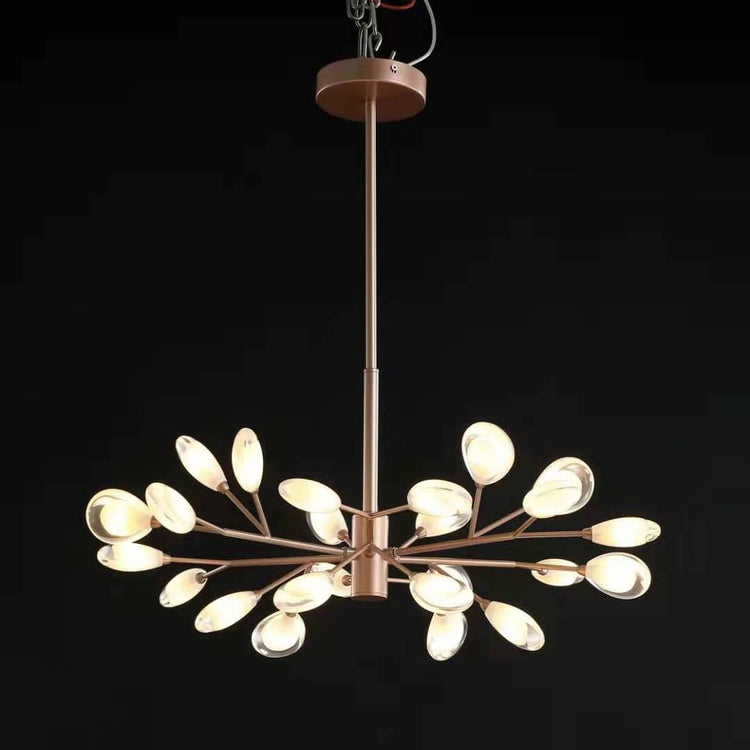 Fire Fly Horizontal Chandelier - Regular - 24 Heads / Gold -