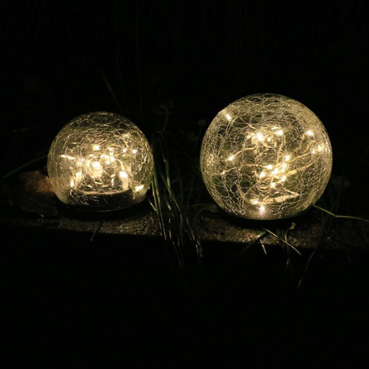 Frosted Glass Ball Solar Garden Light - Solar Light