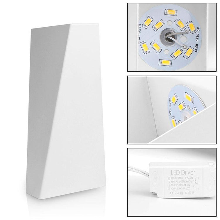 Geometric Up Down Wall Washer Light - Wall Light