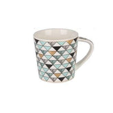 Geometric Pattern Mug - Teal Triangles - Mug