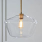 Gilbert - Glass Pendant Lamp - Clear / Large - 15 x 10 - 