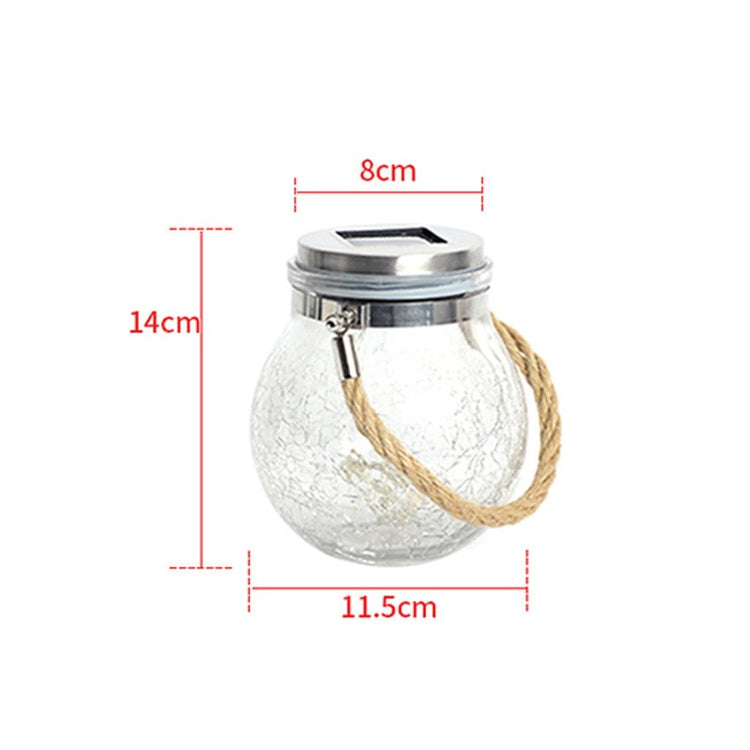 Glass Jar LED Garden Hanging Lamp - Outdoor Light