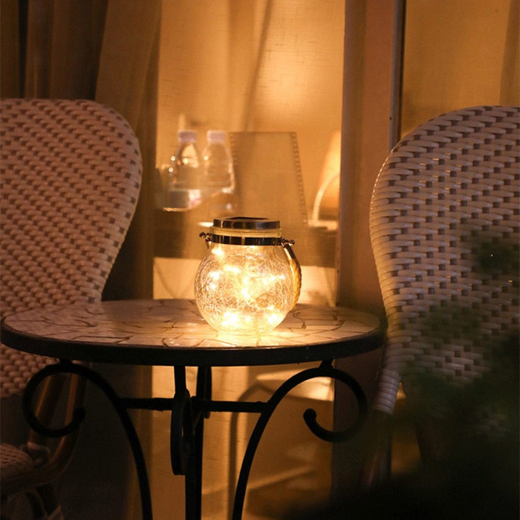 Glass Jar LED Garden Hanging Lamp - Outdoor Light