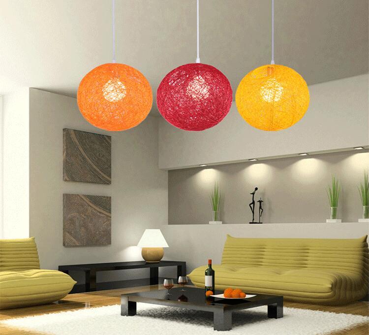 Globe Wicker Pendant Lamp - Pendant Lamp