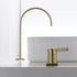 Glorious Long Tube Double Hole Bathroom Faucet - Brushed 