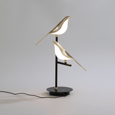 Golden Dual Birds Desk Lamp - USA - Table Lamp