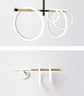 Golden Magnetic Rings Wall Sconce - Wall Sconce