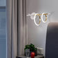 Golden Magnetic Rings Wall Sconce - White - Wall Sconce