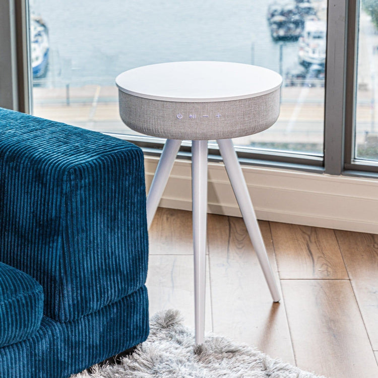 Gray Tripod Bluetooth Speaker Table - Accent Table