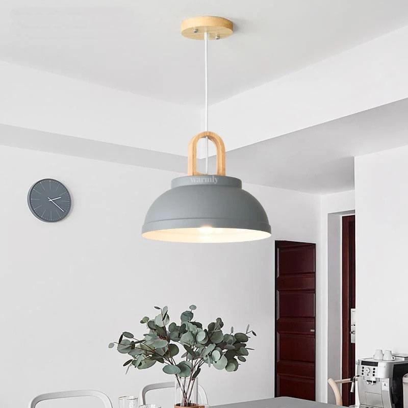 Haruto - Contemporary LED Pendant Lamp - Gray / Medium - 11 