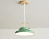 Haruto - Contemporary LED Pendant Lamp - Green / Small - 9 x