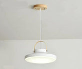 Haruto - Contemporary LED Pendant Lamp - White / Small - 9 x