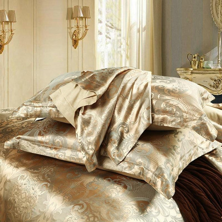 Heavy Gold Luxury Duvet Cover Set - Duvet Cover Set