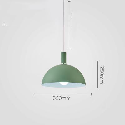 Hemisphere Lampshade Pendant Lamp - Green - Pendant Lamp