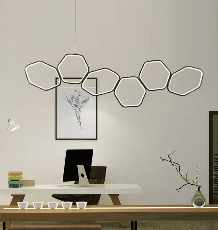 Hexagonal Dining Room Chandelier - Chandelier