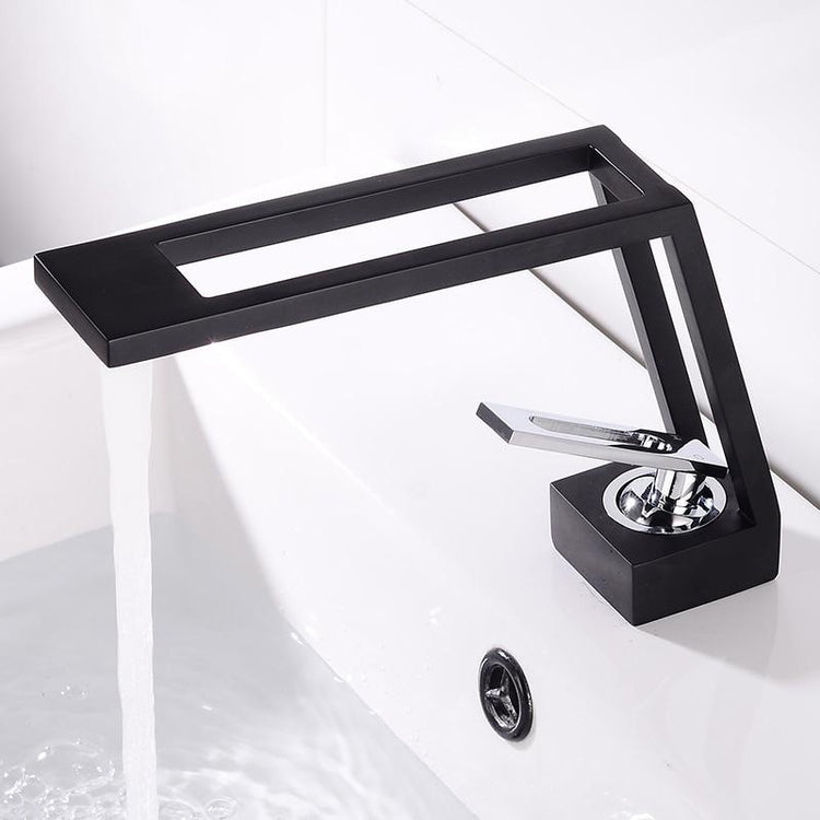 Hollow Slit Bathroom Faucet - Faucet