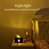 Humidifier Lamp with Flame Effect - Table Lamp