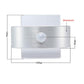 Ilene - Wall mounted Motion Sensor Lamp - Wall Light