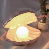 Iliana - Pearl in a Shell Decorative Desk Lamp - Table Lamp
