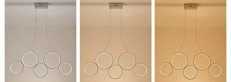 Inara - Vertical Rings Chandelier - Chandelier