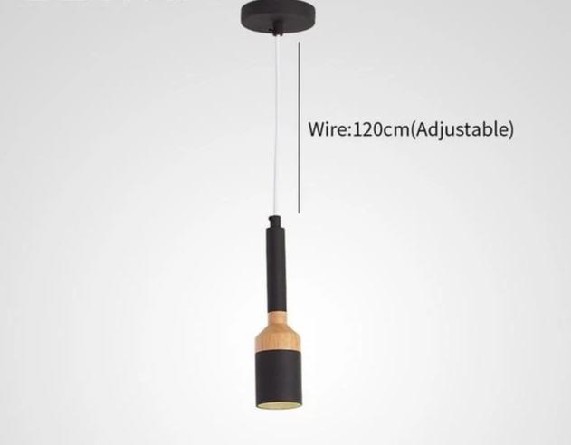Jaivyn - Contemporary LED Pendant Lamp - Black 1 x Lamp - 