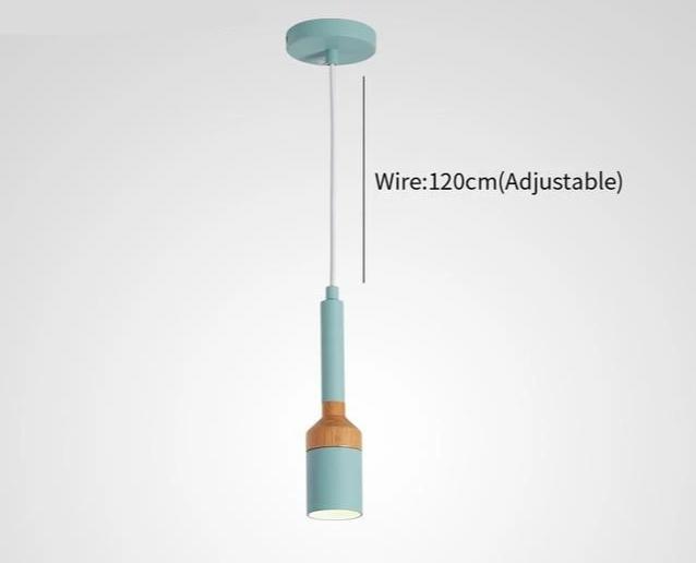 Jaivyn - Contemporary LED Pendant Lamp - Blue 1 x Lamp - 