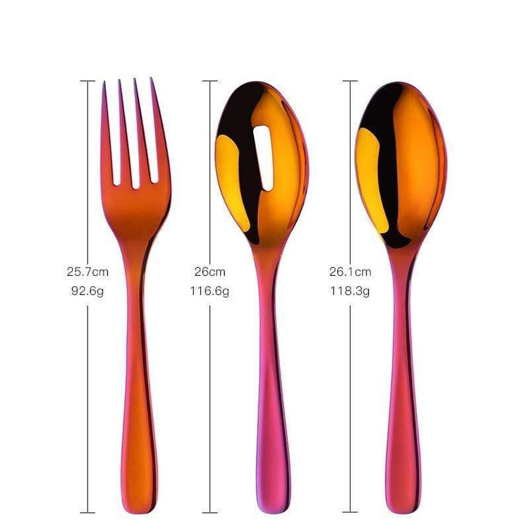 Large Salad Serving Stainless Steel Ladle - Cutlery Set