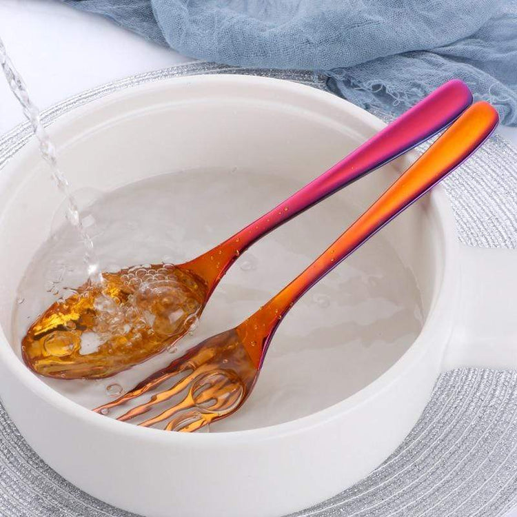 Large Salad Serving Stainless Steel Ladle - Cutlery Set