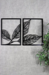 Leaf Shaped Metal Wall Art - Metal Wall Art