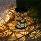 Leaves Shadow Cast Solar LED Garden Lantern - Solar Light